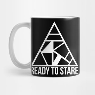 Ready to Stare - White Logo Mug